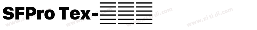 SFPro Tex字体转换